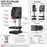 Flott TB 13 Plus B16 – Trapano da banco professionale
