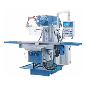 Universal milling machine with servo-assisted turret for UWF 200 Servo feeds