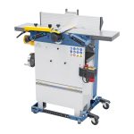 Surface and thickness planer with Bernardo spiral shaft