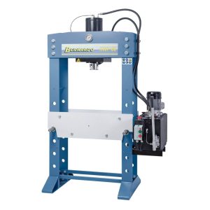 Hydraulic industrial presses with sliding cylinder