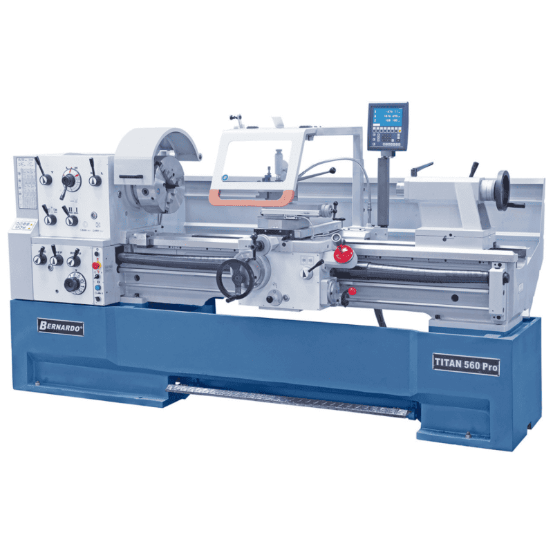 Torno universal con pantallas digitales Titan 560 x 1500 Pro