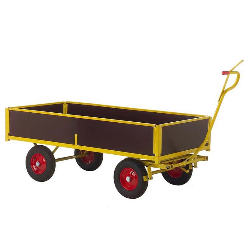 Heavy-duty trolley with 4 sides TWSE 1500