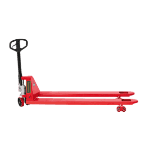 Pallet truck with long forks