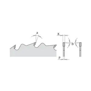 CMT industrial saw blade for cutting and cross cutting