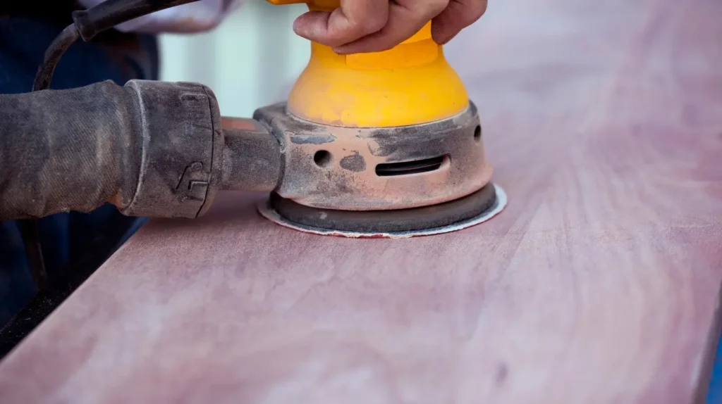 How to sand painted wood