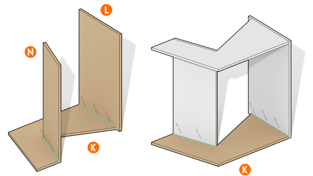 Step 7 begin construction of the upper part