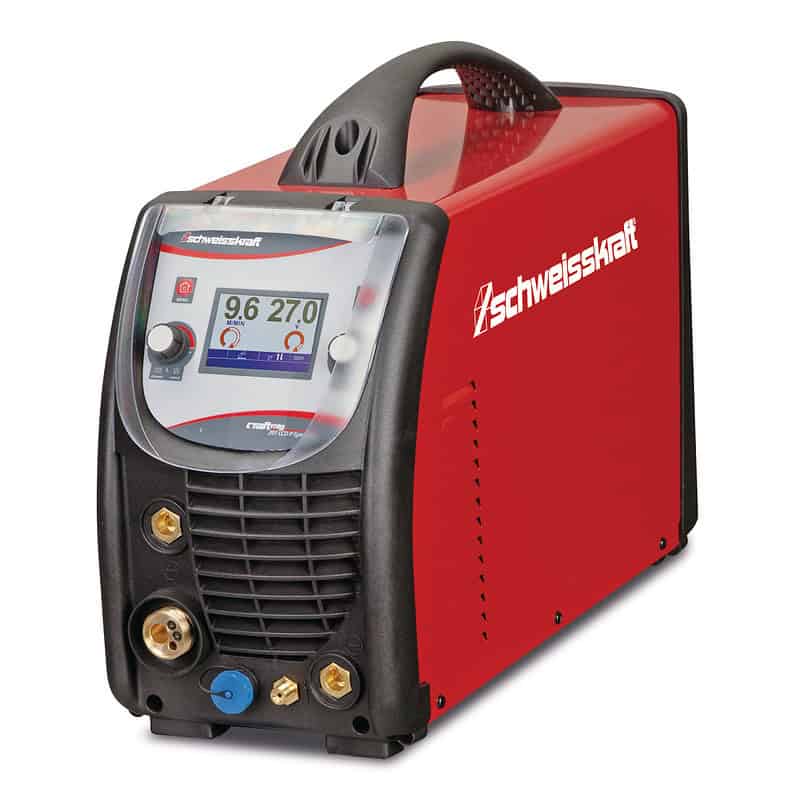 Saldatore a impulsi a gas inerte201 LCD P Synergic incl. welding helmet and glovesCRAFT-MIG