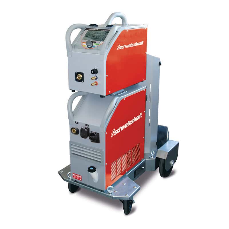 Saldatore a impulsi MIG/MAG400 WS (Profi trolley