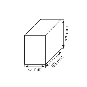 Bloque de carbón para mecanizar88 x 72 x 52 mm