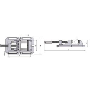 Morsa per macchina BSI 200