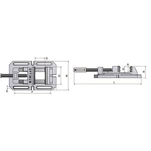 Morsa per macchina BSI 140