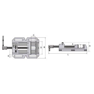 Morsa per macchina BSI-Q 200