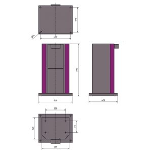 Base universal GU 4-H