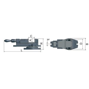 Morsa di precisione FMS 125