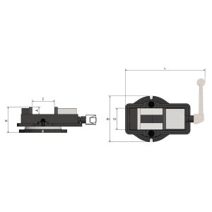 Morsa per fresatrice VMQ 150