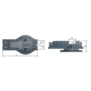 Morsa idraulica per macchina HMS 150