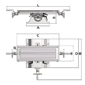 Tavola a croce KT 210