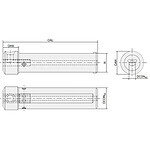 Acciaio per utensili da foratura supporto 16 mm - attacco 4 mm